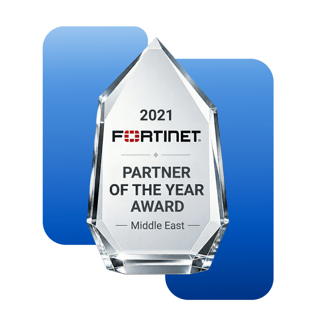 Fortinet Partner of the Year Award Middle East 2021
