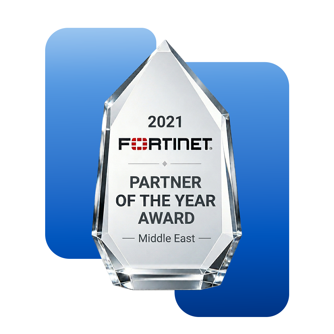 Fortinet Partner of the Year Award Middle East 2021